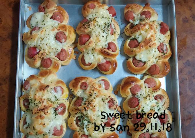 Resep Sweet Bread Whipping Cream Empuk Dan Enak Oleh San S Kitchen Cookpad