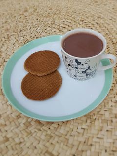 عکسی از دستور ☕شیر کاکائو غلیظ خانگی☕