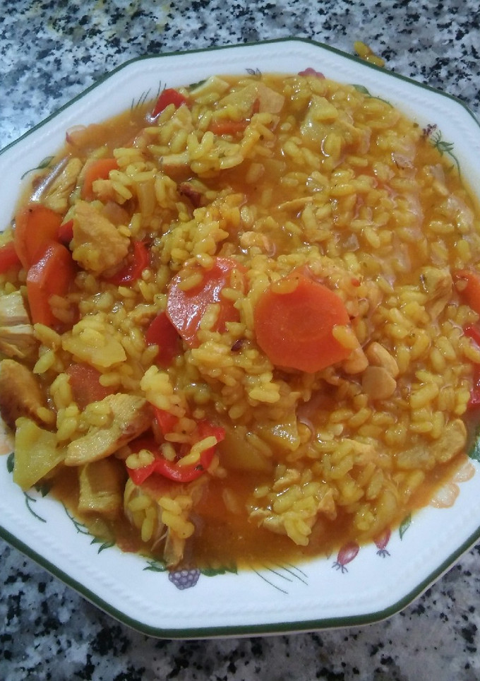 Una foto de Arroz caldoso