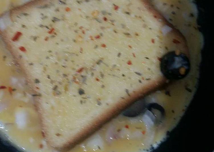 Steps to Prepare Favorite Bread omelette