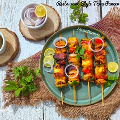 A picture of Restaurant Style Tawa Paneer Tikka.