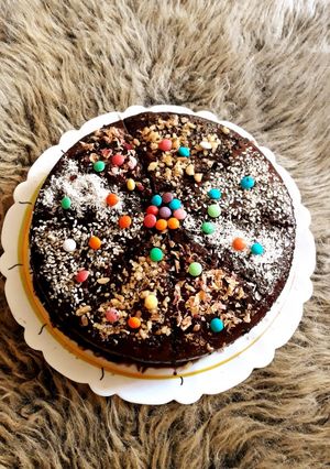 عکسی از دستور کیک شکلاتی با جوش شیرین