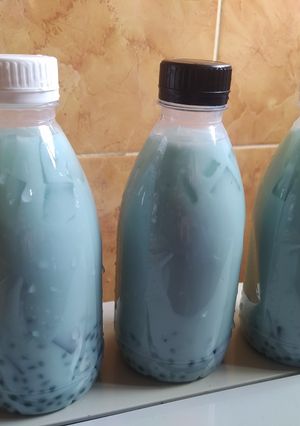 Foto resep Milky jelly drink