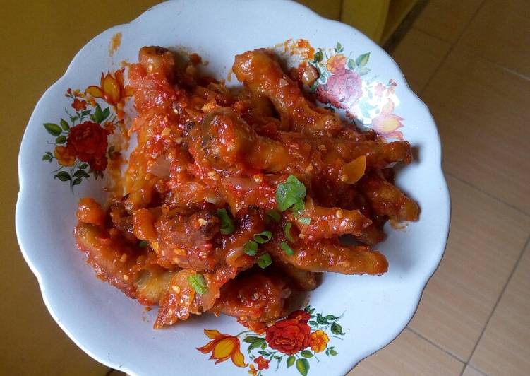 9 Resep: Hot spicy ceker ayam Untuk Pemula!