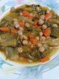 Zuppa di ceci e scarola