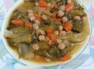 Foto di Zuppa di ceci e scarola