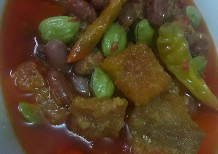 Sambel goreng krecek kacang merah