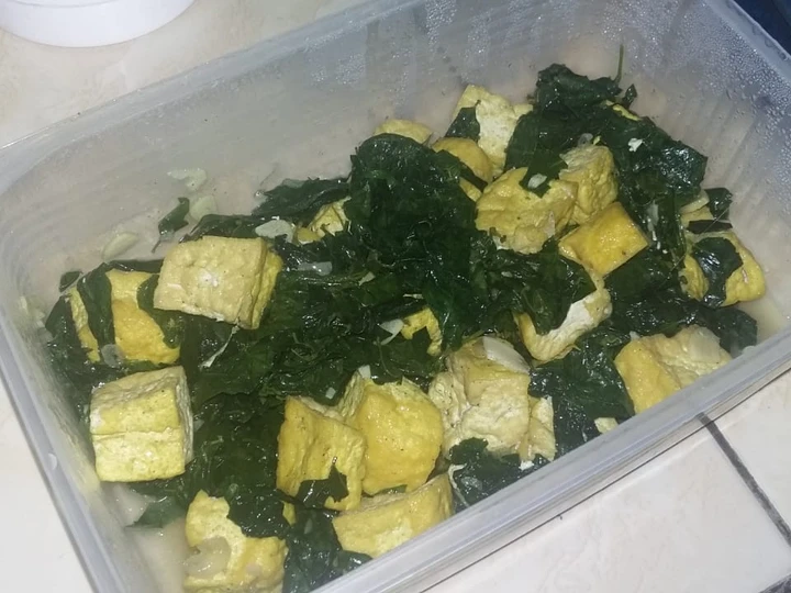 Cara Simple Membuat Resep  Tumis kuah katuk tahu susu yang Lezat Sekali, Lezat Sekali