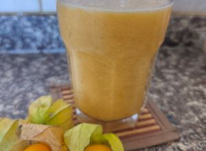 Una foto de Licuado de Uchuvas y Banana