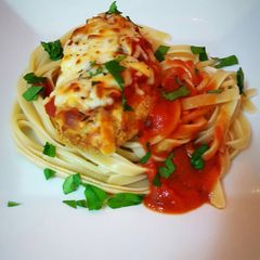 Fettuccine Marinara Chicken A picture of Fettuccine Marinara Chicken.
