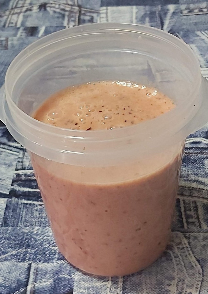 Una foto de Batido de frutas variadas