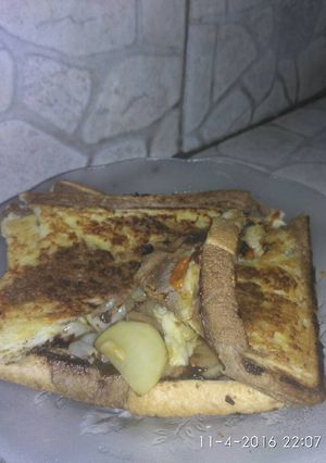 Foto resep Roti bakar sayuran manis