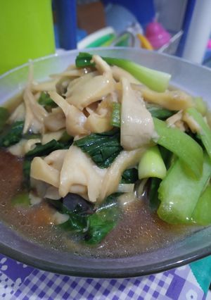 Foto resep Tumis pokcoy mix jamur tiram