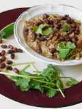 Fig Red azuki beans (Karamani in Tamil) koottu rice