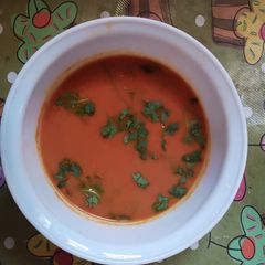 A picture of Tangy spicy pyaaz ki khadi.