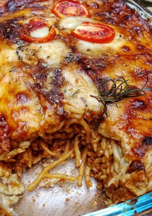 Foto resep Baked Spaghetti Tanpa Susu