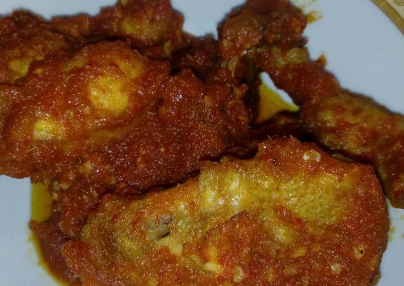 Ayam balado pedas manis