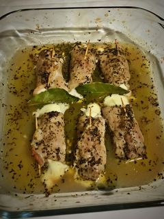 Una foto de Rollos de lomo con mozzarella