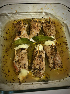 Una foto de Rollos de lomo con mozzarella