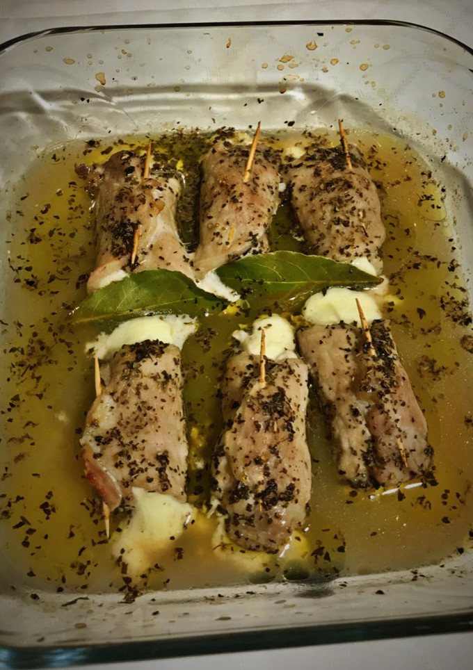 Una foto de Rollos de lomo con mozzarella