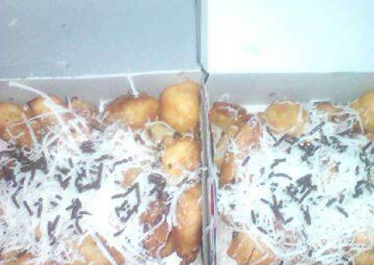 Pisang goreng keju krunchi-