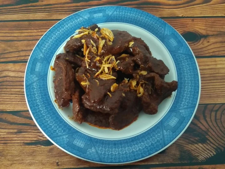 Cara Gampang Membikin Resep Rendang Daging Bumbu Instan Simple Enak yang Bikin Ngiler Anti Ribet, Mantap Sekali