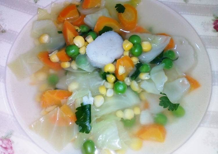 Langkah Mudah untuk Membuat 221.Sayur sop Anti Gagal