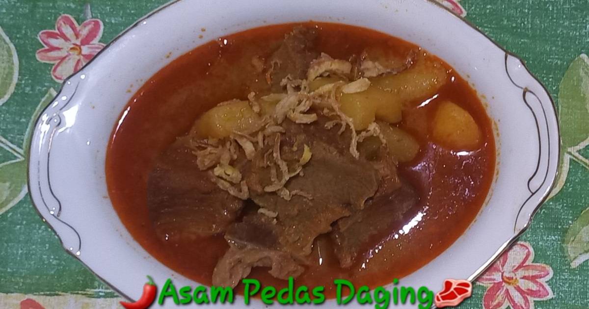 Resep asam Pedas Daging???? Dijamin Nikmat dan Mudah