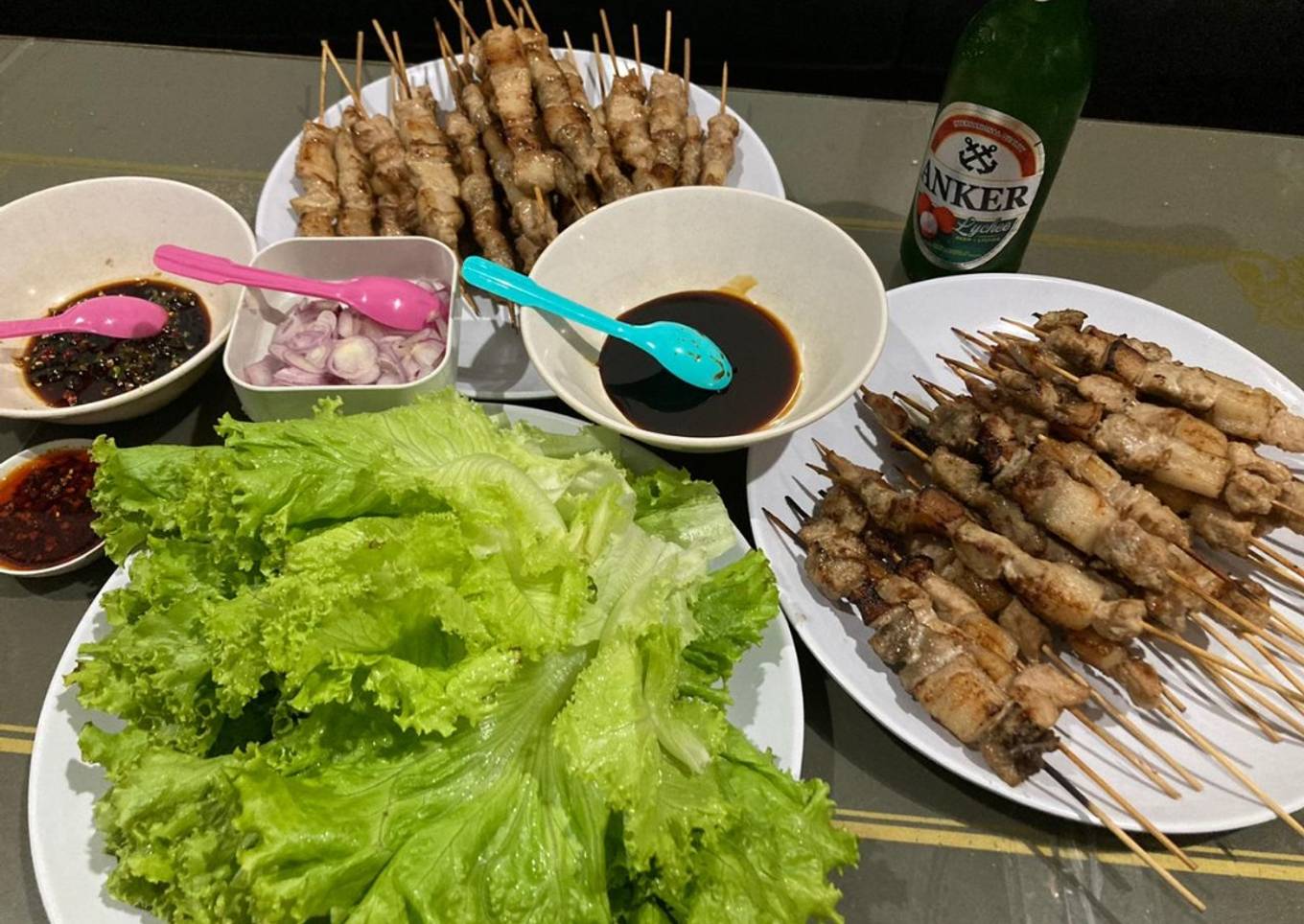 Sate babi asin 🐷🐷
