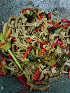 Foto resep Oseng usus ayam pedas