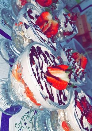 صورة لوصفة تحلية رائعة بمناسبة رمضان كريم 🎂😍👍🤲🤩 شهية طيبة