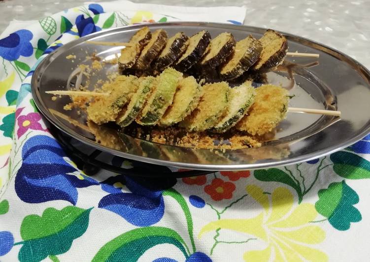 Melanzane e zucchine gratinate 🍆🥒🍆🥒