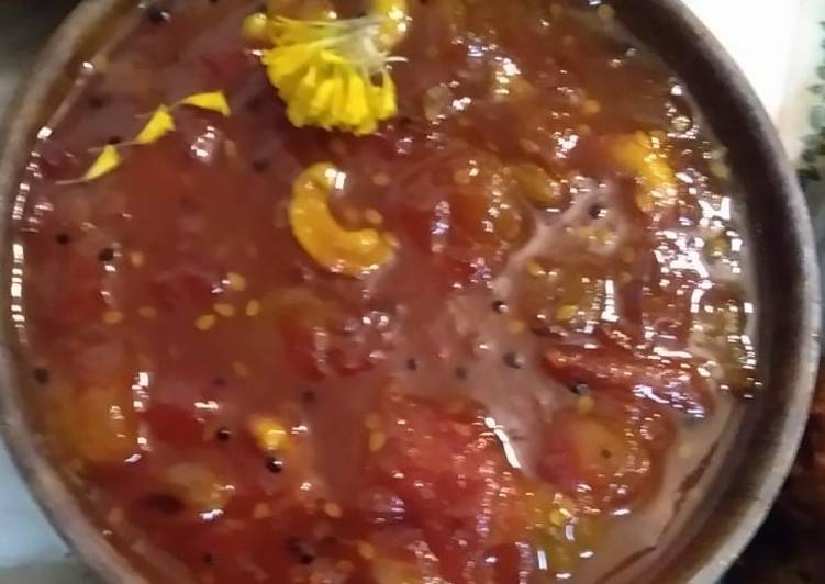tomato dates mango papad chutney recipe main photo
