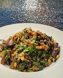 Cà tím xào tempeh (món chay)