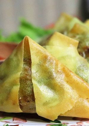 Foto resep Resep Samosa Ragout Daging Rumahan | Samosa Kulit Lumpia