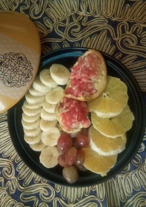 Une photo de Fruits d'automne en assiette