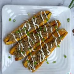 A picture of Stuffed plantain.