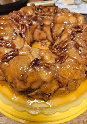 A picture of Cinnamon Roll Monkey Bread.