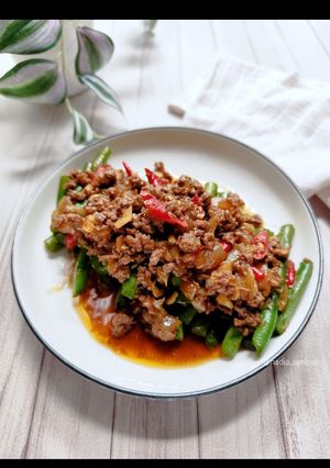 Foto resep Buncis Tumis Sichuan
