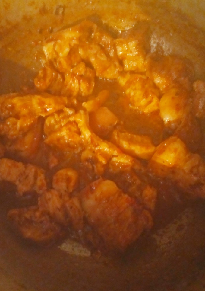 Una foto de Costillas de cerdo agridulce