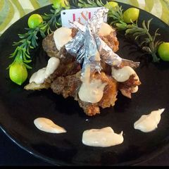 A picture of Mutton fried chaap.