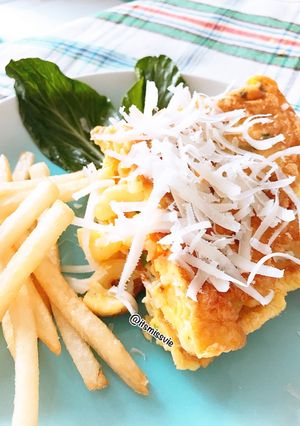 Foto resep Telur Dadar Makaroni