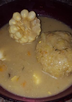 Una foto de Caldo de Bolas