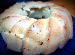 Una foto de Budín de manzana para diabéticos (con avena y edulcorante)