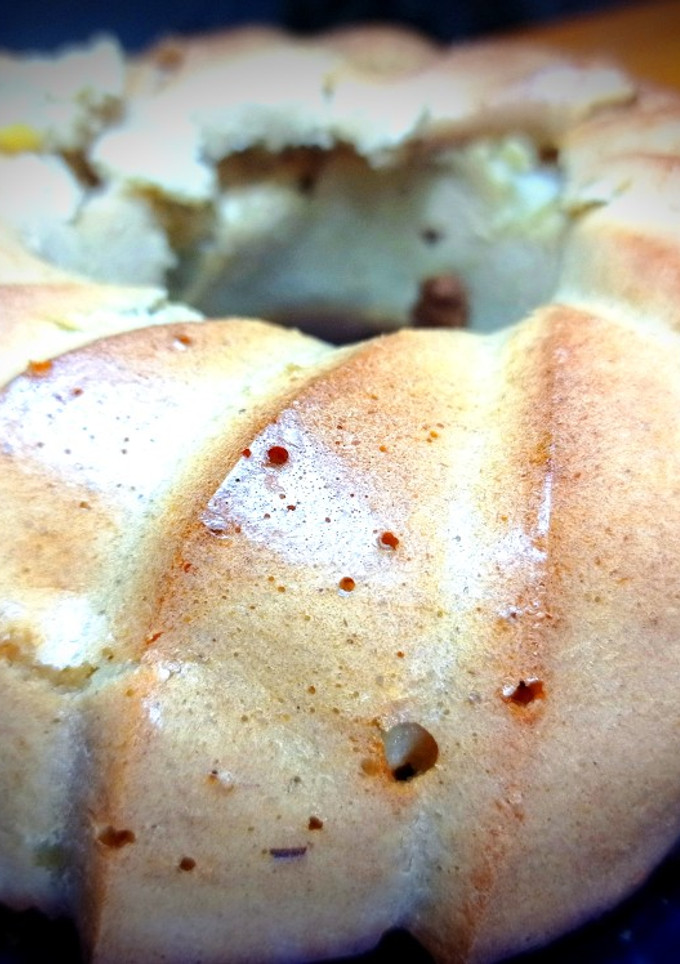 Una foto de Budín de manzana para diabéticos (con avena y edulcorante)