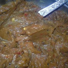 A picture of Inji (Ginger) Thokku.