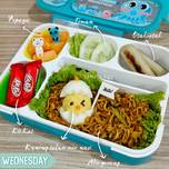 Bento lunch box - ide bekal anak sekolah - bento karakter lucu