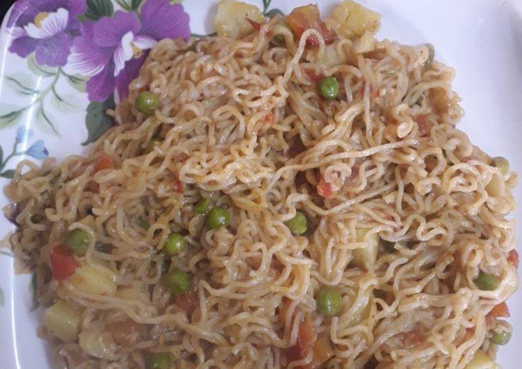 Simple Way to Make Any-night-of-the-week Masala maggi