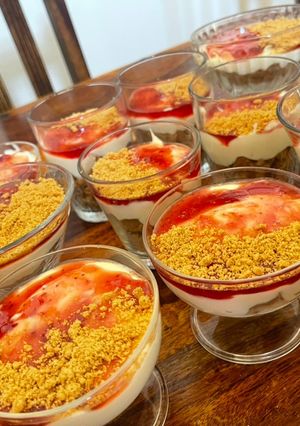 Φωτογραφία της συνταγής Cheesecake στα ποτηράκια