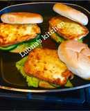 Grilled Halloumi Burger: